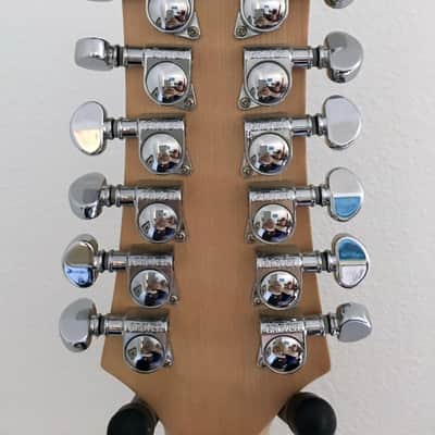 Daisy Rock Retro-H 12S: Sparkle White Semi-Hollow 12-String  Electric image 5