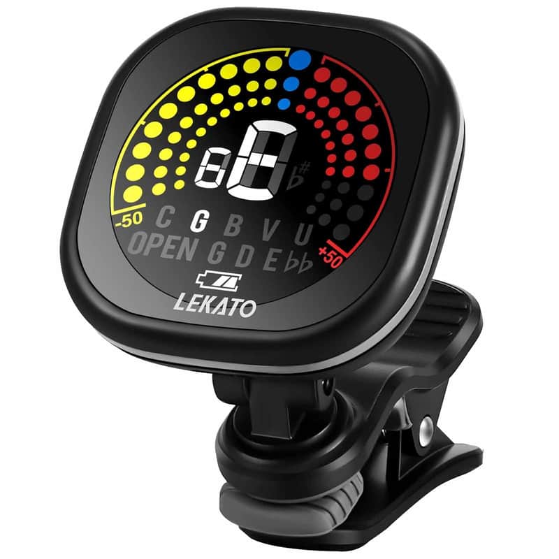 2025 Unbranded Guitar Tuner Rechargeable, Clip-On Tuner Bass T...