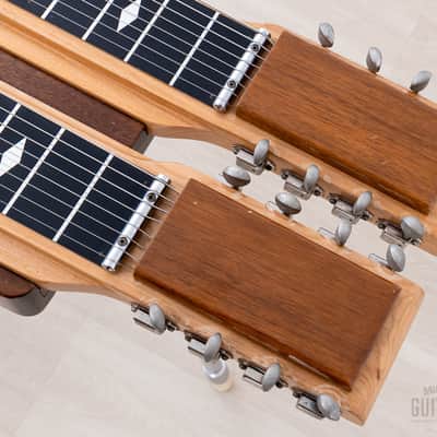 1958 Magnatone The Lyric G-85-DW Double Neck Console Lap Steel, Collector-Grade w/ Case, Receipt, Hangtag image 4