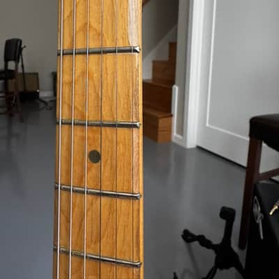 Fender Strat Plus 1997 – Sunburst, Plek’d + OHSC – Excellent image 6