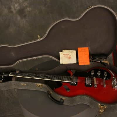 Gretsch ASTRO-JET model 2126 w/original strap, polish cloth, and manual 1965 Red image 15