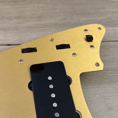 2018 Fender American 60th Anniversary '58 Jazzmaster LOADED Pickguard Anodized Gold Aluminum HOT Pickups USA 1958 1962 62 Limited Edition image 7