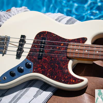 2002 FENDER JB-62 - ‘62 Jazz Bass Reissue - Made in Japan - PRO-SETUP W PERFECT FRETS, ACTION & INTONATION image 5