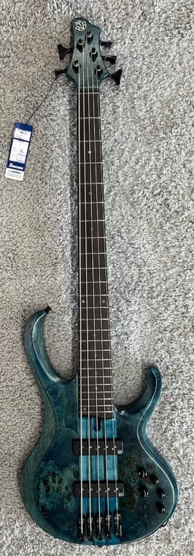 Mint Ibanez BTB945 COL 5-String Electric Bass Guitar, Cosmic Blue Low Gloss FInish image 1