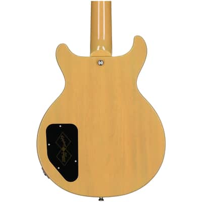 Epiphone Inspired by Gibson Custom 1960 Les Paul Special Double Cut Reissue Electric Guitar (with Case), TV Yellow image 5
