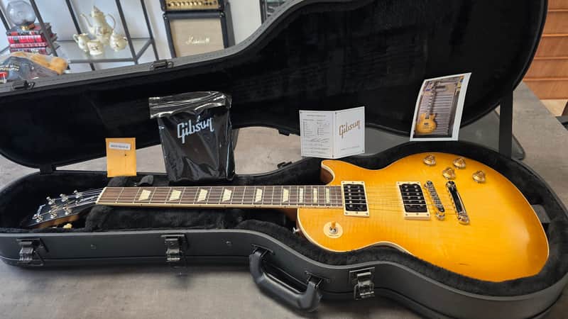 Gibson Les Paul Standard 50s Faded BRAND NEW Vintage Honey Burst DISCONTINUED MODEL Satin Nitro Finish 59 Rounded Neck Profile Guitar image 1