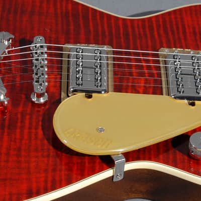 Gretsch G6228FM Players Edition Jet BT V-Stoptail Crimson Stain image 12