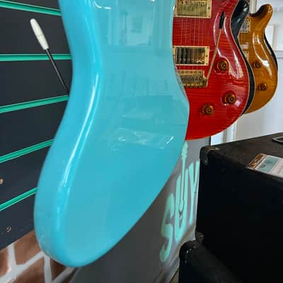 Fender 60th Anniversary Triple Jazzmaster Daphne Blue 2018 Electric Guitar image 14