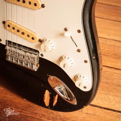 Fender Stratocaster Hardtail Black 1974 image 16