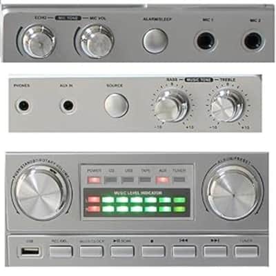 MONSTER 1980s Style Ghetto Blaster | Bluetooth CD & Cassette Boombox, 40W Power image 4