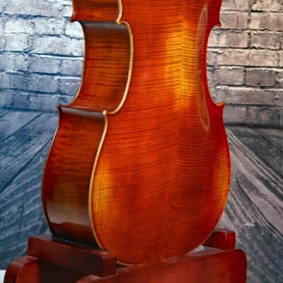 Professional song maestro 5 Strings Cello 4/4, Stradivarius Model. Good Sound , Beautiful Cello image 1