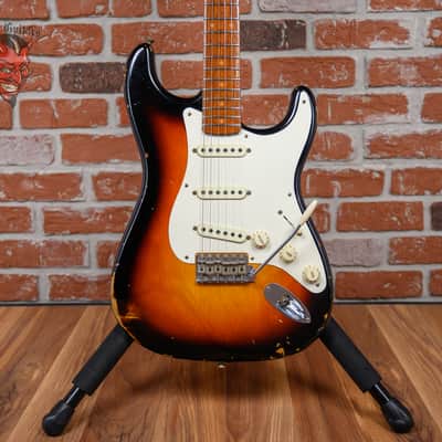 Fender Custom Shop Limited Edition NAMM D-MAG Stratocaster 3-Color Sunburst Relic 2017 w/OHSC image 1