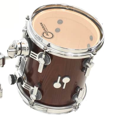 Sonor SQ2 9x8" Mounted Tom with 600 Series Single Tom Stand, Nussbaum Finish image 3