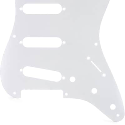 Fender 8-hole '50s Vintage Style Stratocaster S/S/S Pickguard - White (5-pack) Bundle image 1