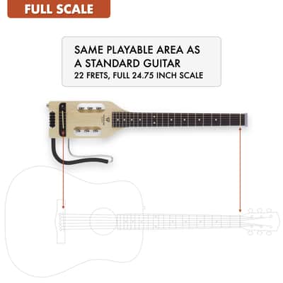 Traveler Guitar Ultra-Light Acoustic Travel Guitar (Maple) image 3