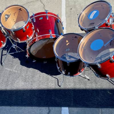 Ludwig Classic Maple 6ply Series 90's USA Mahogany Natural Finish. image 7
