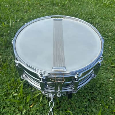 Ludwig LM400 Supraphonic 5x14" 10-Lug Aluminum Snare Drum 1985 - Present - Chrome-Plated image 2