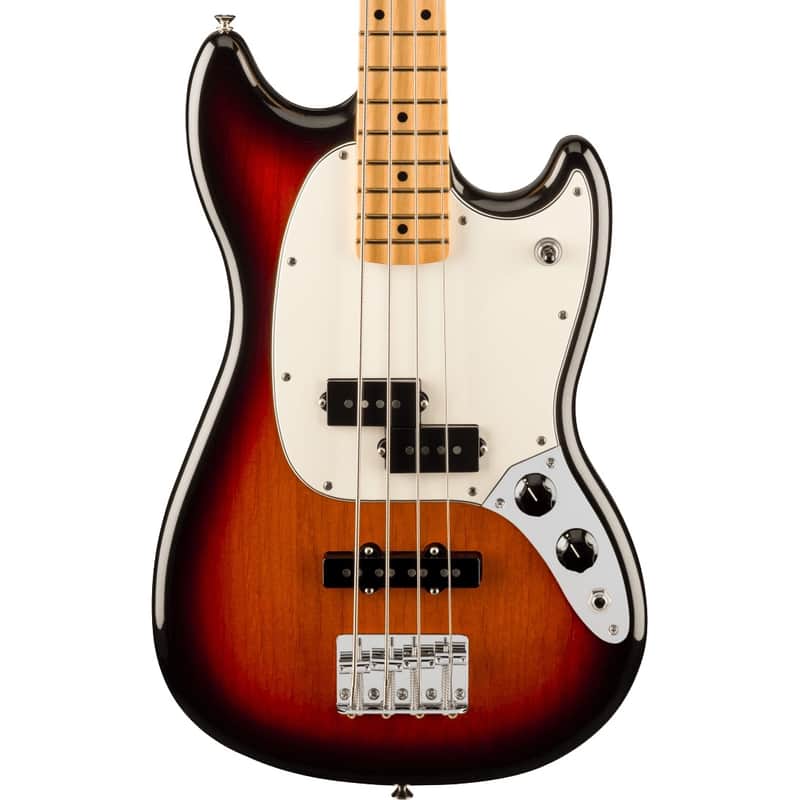 Fender Player II Mustang Bass PJ 3-Colour Sunburst image 1