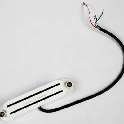 Seymour Duncan SHR-1b Hot Rails Strat Bridge Pickup - White image 1