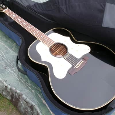 Rare 1970s Gemson GJ-400DX (Terada Gakki) - "Everly Style" Jumbo Acoustic - MIJ Japan Vintage + Gig Bag image 1
