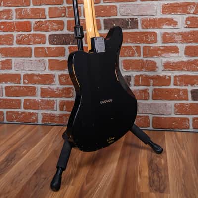 Fender Custom Shop Limited Edition La Cabronita Gato Gordo Jazzmaster Relic Aged Black 2014 w/OHSC image 6