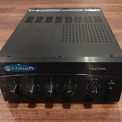 Crown 160MA 70V 4-Channel 60W Mixer Speaker Power Amplifier Pro Audio Sound image 1