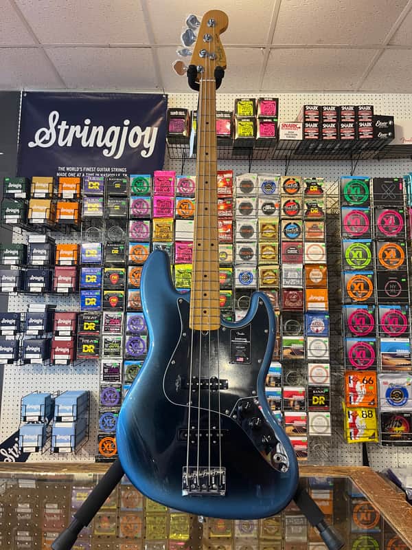 Fender American Professional II Jazz Bass with Maple Fretboard  - Dark Night image 1