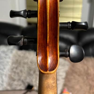 Josef Bohumil Herclick Viola 43,4 1926 - legno con vernice ad alcool image 3