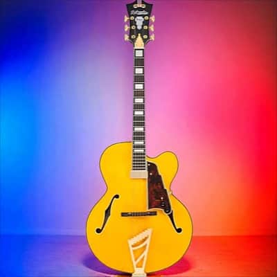 D'Angelico Premier EXL-1 Hollowbody Electric Guitar Honey Blonde image 8