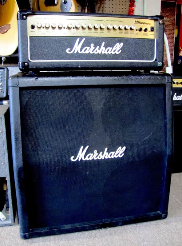 Marshall MG100HDFX Head w/ Marshall MG412A Cabinet image 1