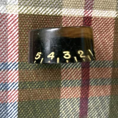 Black Vintage 1970s Gibson RD Artist 0-5/5-0 Speed Knob~Les Paul, SG, ES image 3