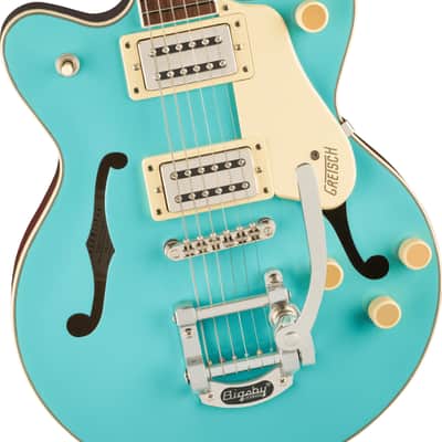 Mint Gretsch G2655T Streamliner Center Block Jr. Double-Cut with Bigsby, Tropico image 2