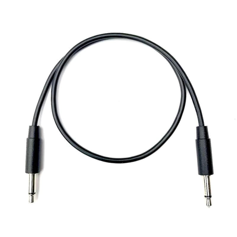 Tendrils Straight Eurorack Patch Cables (10cm Black) 6 Pack image 1