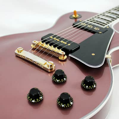 2024 Gibson Custom Shop Made 2 Measure '54 Les Paul Custom Reissue - Heather Mist Poly image 3