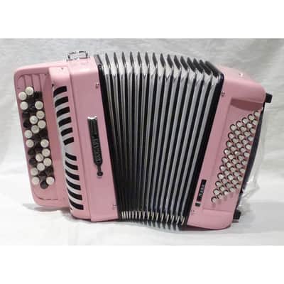 BUGARI [Digital instrument special price festival] Nano PK [Pink] [Smallest, lightest, ultra-compact button accordion] image 2