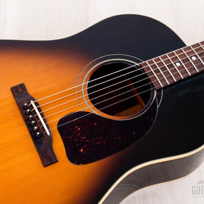 1995 Gibson J-45 Banner Logo Vintage Spec Dreadnought Acoustic Guitar Sunburst, Near-Mint w/ Case, Yamano image 7