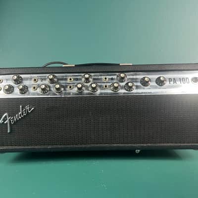 Immagine Fender PA 100 Mixer Amplifier Guitar Bass 100 watt 1970s amp - 21