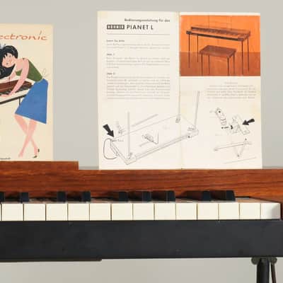 Hohner Pianet L electro-mechanical piano with built-in speakers + legs + documentation (serviced) image 10
