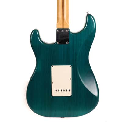 Fender Highway One Stratocaster Teal Green Transparent 2002 image 6