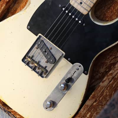 Kelton Swade ''Vinny'' Telecaster AVR-T '53, Roadworn Blonde image 3