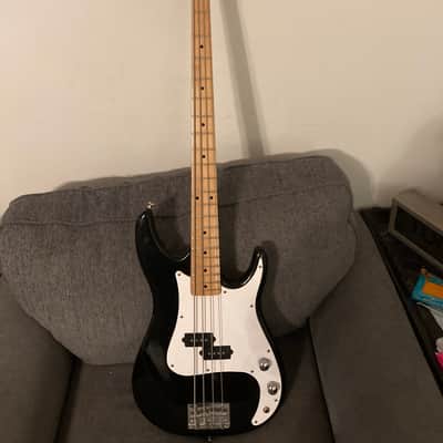 Vintage 1992 Peavey USA Fury 4 String P Bass Fender Precision Black Poplar Body Maple Neck Stringjoy image 1