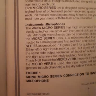 Instruction Manual for The Alesis Micro Series 90s image 4