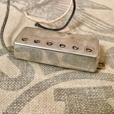1980 Gibson Patent Stamp (Pat No) Mini Humbucker Pickup Chrome Vintage 1980's image 5