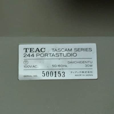 TASCAM 244 Portastudio 4-Track Cassette Recorder 1980s - Brown image 16