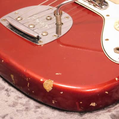 Fender Jazz Master 1965 - Candy Apple Red Matching Head image 6