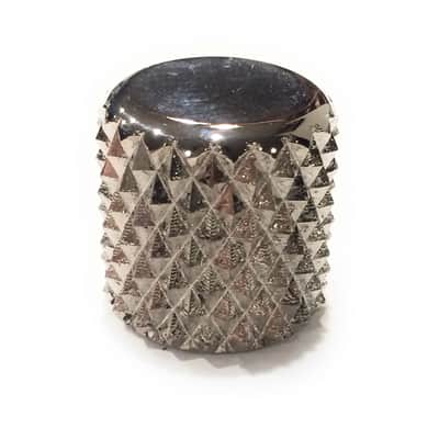 Electric Guitar Knobs - Qty 2-Nickel Extra Course image 2
