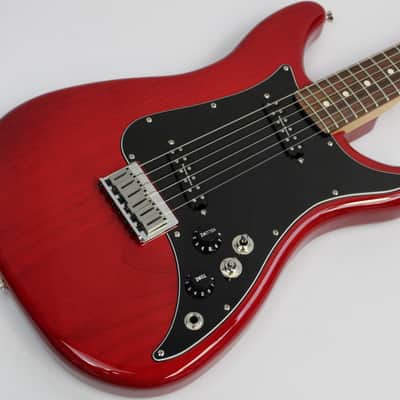 2020 Fender Player Lead II Electric Guitar, Crimson Red Transparent, Duncan Pickups image 1