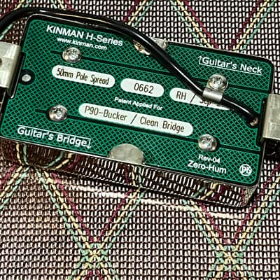 Kinman P90 Bucker Pickup - Clean Bridge - Humbucker Mount Bild 3