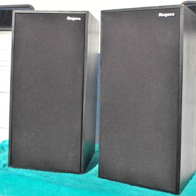 Rogers LS7T 2 WAY SPEAKERS WITH STANDS. | Reverb