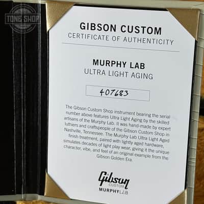 Gibson Custom Dealer Select 1963 Firebird V Double Gold Ultra Light Aged w/case 407683 image 9